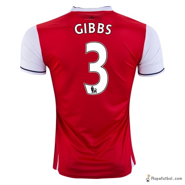 Camiseta Arsenal Replica Primera Ropa Gibbs 2016/17 Rojo